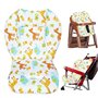 Coussin de Poussette Bébé et Sangles,Respirant Coussin de Chaise Haute BeBe Universelle Confortable Coussin Soutien Poussette po