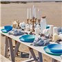 Luminarc Dajar Assiette Creuse en Verre trempé Diwali Turquoise 20 cm