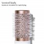 T3 Volume Brosse Brosse à Cheveux Ronde Ronde à Revêtement Céramique Brosse Soufflante Ronde Ventilée Soies Résistant à la Chale