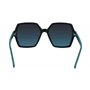 CALVIN KLEIN JEANS CKJ21629S, Lunettes de soleil Femme, BURGUNDY, 55