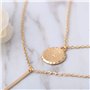 Jovono Bohemia multicouche dames collier avec pentagramme et chaînes pendentif chaînes de collier de modèle pour les femmes