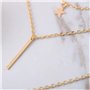 Jovono Bohemia multicouche dames collier avec pentagramme et chaînes pendentif chaînes de collier de modèle pour les femmes