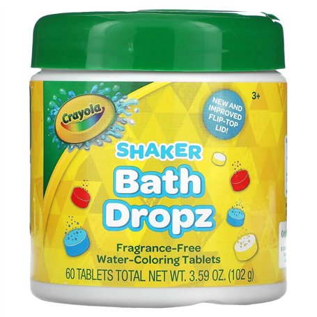 Colorant de bain Crayola 60 tablettes bocal de 106