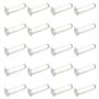 Othmro Lot de 300 tubes à centrifugeuse en plastique avec bouchon 5 ml
