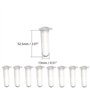 Othmro Lot de 300 tubes à centrifugeuse en plastique avec bouchon 5 ml