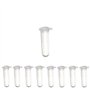 Othmro Lot de 300 tubes à centrifugeuse en plastique avec bouchon 5 ml