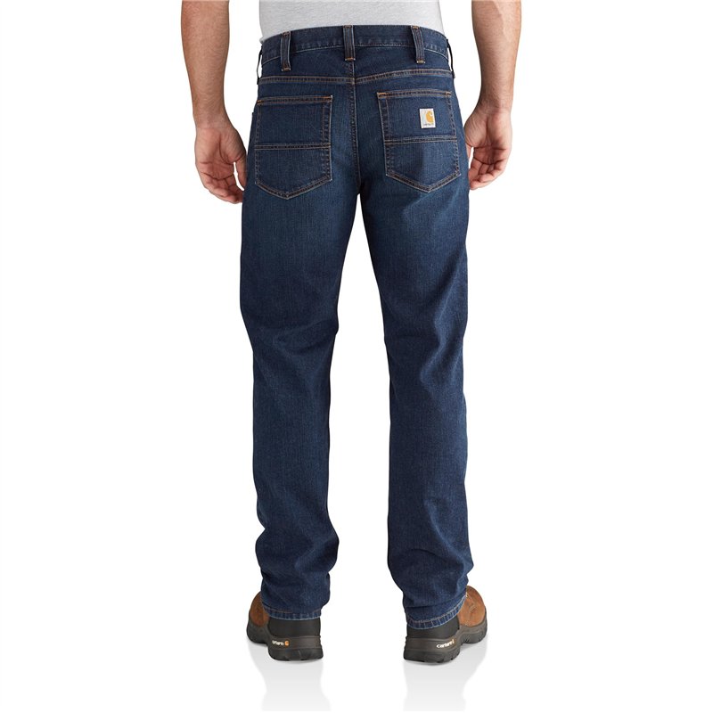 Image secondaire de Carhartt Homme Rugged Flex® Relaxed Straight Jeans, Superior, 36W / 32L EU