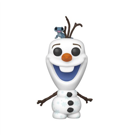 Funko Pop! Disney: Frozen 2-Olaf with Bruni - la Reine des Neiges - Figurine en Vinyle à Collectionner - Idée de Cadeau - Produi