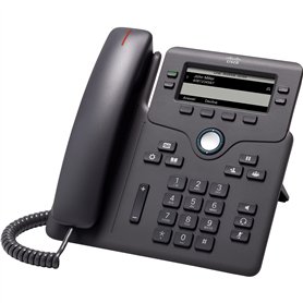 Cisco 6851 téléphone Fixe Noir 4 Lignes WiFi