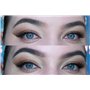 MYSALENS® Lentilles De Contact De Couleur Gray Gris Ocean Naturelle très haute opacité Kit De Rangement Boitier Pince applicateu