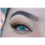 MYSALENS® Lentilles De Contact De Couleur Blue Bleu Ocean Naturelle très haute opacité Kit De Rangement Boitier Pince applicateu