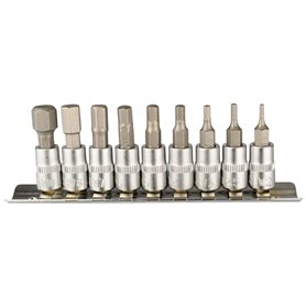 Creux Hexagonal Noix Inbus 1/4" Douille Bits Bit Six Pans (Hexagonal) Set Clé