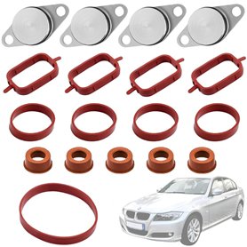 Twowinds - Bouchon Collecteur Admission (22mm) Compatible avec BMW E87 E46 E90 E39 E60 E61 E65 E83 E53 - Supprimer Clapet Admiss