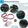 Twowinds - Bouchon Collecteur Admission (22mm) Compatible avec BMW E87 E46 E90 E39 E60 E61 E65 E83 E53 - Supprimer Clapet Admiss