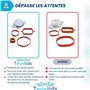 Twowinds - Bouchon Collecteur Admission (22mm) Compatible avec BMW E87 E46 E90 E39 E60 E61 E65 E83 E53 - Supprimer Clapet Admiss