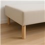 La Fabrique de Pieds AM20170003 Jeu de 4 Pieds de Lit Cylindres Bois Verni Clair 25 x 6 x 6 cm