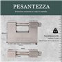 CDC® 5 cadenas 1.1 kg rectangulaire utilisation intensive pour conteneur 20 '40' - Garage - Abri de jardin fermeture à chaîne av