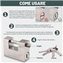 CDC® 5 cadenas 1.1 kg rectangulaire utilisation intensive pour conteneur 20 '40' - Garage - Abri de jardin fermeture à chaîne av