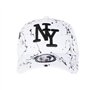 Casquette NY Blanche et Noire Mode Originale Fashion Tags Baseball Paynter - Taille: Taille Unique - Couleur: Blanc - Mixte