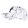 Casquette NY Blanche et Noire Mode Originale Fashion Tags Baseball Paynter - Taille: Taille Unique - Couleur: Blanc - Mixte