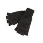 Gants Mitaine et Moufle Noir en Laine Carpsy - Homme