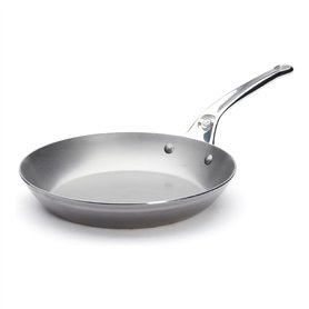 De Buyer - Poêle ronde en tôle d'acier MINERAL B Pro - 24 cm - Fabriquée en France