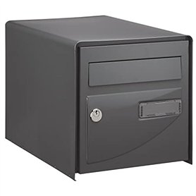 Boite aux lettres individuelle Probat simple face gris 7016 Decayeux