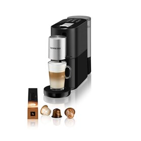 Krups Machine à Café Nespresso Atelier XN8908 - Système de Mousse de Lait - Réservoir d'eau de 1 l - Avec Tasses en Verre Nespre