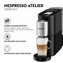 Krups Machine à Café Nespresso Atelier XN8908 - Système de Mousse de Lait - Réservoir d'eau de 1 l - Avec Tasses en Verre Nespre