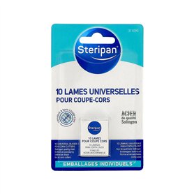 STERIPAN FOOTCARE - Steripan Lames pour Coupe-Cors – Pack De 10 Lames – Forme Universelle
