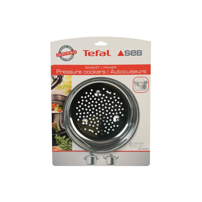 Image secondaire de SEB Panier Vapeur Rigide Pour Cocotte 4,5l-6l-7,5l - 792185 (L'emballage Peut Varier)