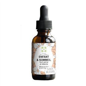 LOT DE 2 Conseil fleur de Bach® Fleur de Bach Enfants - bébé et sommeil "SANS ALCOOL"- Pour une nuit calme et paisible