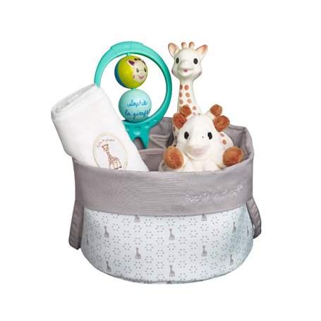 Sophie la Girafe - Corbeille de Naissance - Jouet d'Eveil - Les essentiels de bébé - 1 Doudou