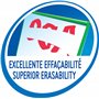 BIC Velleda 1791 Feutres pour Tableau Blanc Effaçables à Sec Pointe Large Biseautée - Couleurs Assorties, Etui Carton de 4