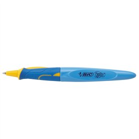 BIC Stylo bille rétractable KIDS BEGINNER Twist BLEU Pte Ø1mm Encre Bleue