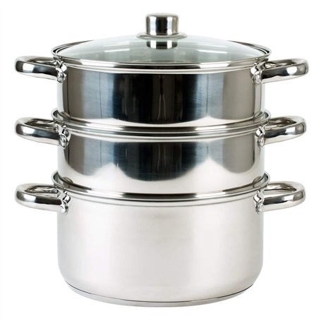 Cuit vapeur Combiné vapeur diamètre 24cm INDUCTION FAITOUT MARMITE