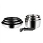SITRAM - 713515 - Batterie de 7 pièces Sitramovible Arpège en inox - revêtement anti-adhérent - Tous feux DONT induction