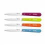 Opinel - Coffret de 4 Couteaux d'Office N°112 - Lame en Acier Inoxydable 10 cm - Idéal en Cuisine - Garanti à Vie - Fabrication