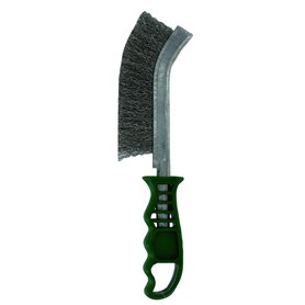 TIVOLY XT20251006170 Brosse métal Ergo poignée Plastique Fil Inox - couleur aléatoire- 26cm