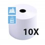 Exacompta - Réf. 40592E - Lot de 10 bobines pour machine à calculer et caisse - largeur 57 mm x diamètre 70 mm - mandrin 12 mm -