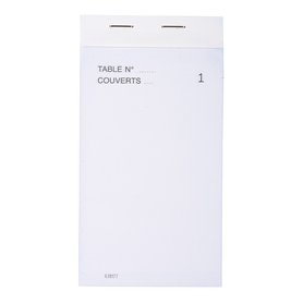 Exacompta - Réf. 96201E - Paquet de 10 blocs Maître d'Hôtel - Carnet de commande pour restaurants - 50 feuillets blancs autocopi