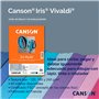 CANSON Iris Vivaldi - Paquet 25 feuilles de papier couleur A3 - 185g/m² - Assortiment jaune/rose/rouge