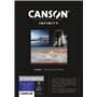 CANSON Infinity - Platine Fibre Rag - Boîte 25 feuilles de papier photo baryté A4 brillant - 310g/m² - Blanc Pur