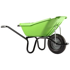 BROUETTE HAEMMERLIN POLYPRO Pick UP 110L Verte Roue GONFLÉE - 305122005