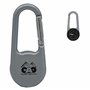 C.A.O. 254 Boussole Mousqueton Adulte Unisexe, Noir, 10,8x4,5cm