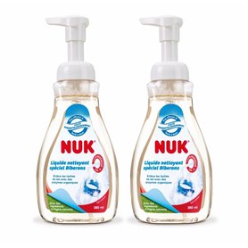 NUK Liquide Vaisselle pour Biberons et Accessoires | 380 ml | 2 flacons