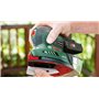 Bosch Home and Garden Ponceuse multi sans-fil - PSM 18 LI (Livré sans batterie ni chargeur, avec 3 feuilles abrasives G 80, G 12