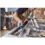 Bosch Professional 12V System rabot sans-fil GHO 12V-20 (largeur de rabotage maxi : 56 mm, avec 2 batteries 3,0 Ah + chargeur, 2