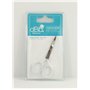 dBb Remond Ciseaux à ongles pour bébé - Lames incurvées en acier chromé inoxydable - Bouts arrondis - Manucure du nourrisson - B