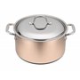 BAUMALU Faitout avec couvercle inox 24 Ø cm
